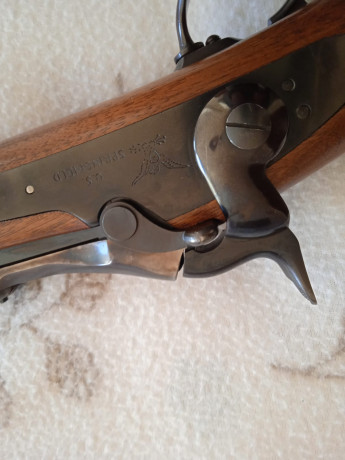 Hola, un amigo vende una replica del Springfield Trapdoor, rifle histórico. El fabricante es Pedersoli, 20