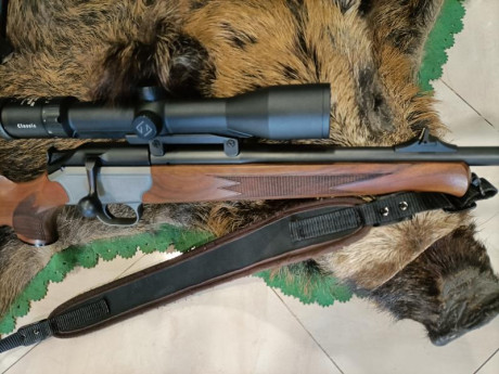Se cambia extraordinaria arma muy poco usada y en un estado de reestreno. Incorpora como extras monturas 00
