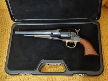 Vendo Revolver Uberti 1858 Army Conversion. Cal. 45LC. Con cañón octogonal de 8 pulgadas. Casi sin usar, 01