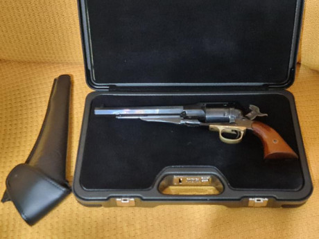 Vendo Revolver Uberti 1858 Army Conversion. Cal. 45LC. Con cañón octogonal de 8 pulgadas. Casi sin usar, 00