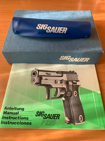 En venta SIG SAUER P225
Prácticamente de estreno, está guiada en A como arma de defensa.
Completa con 00