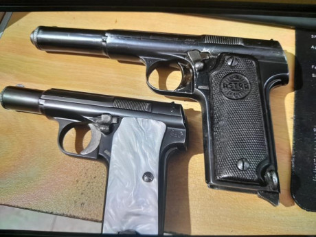 Hola, vendo dos joyas porqué estoy quitando me armas que tengo muchas.

Astra 400 la llamada puro 9 mm 11