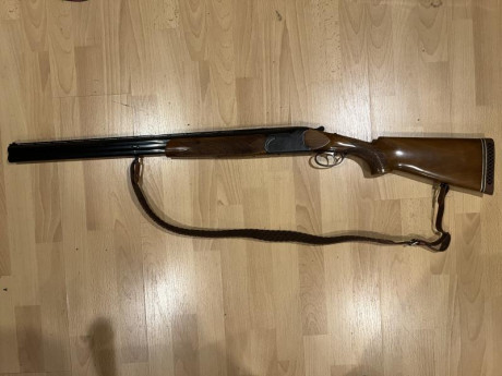 Se vende escopeta superpuesta Zabala Hermanos 1*3*, no es expulsora, monogatillo.
Estado general del arma 00