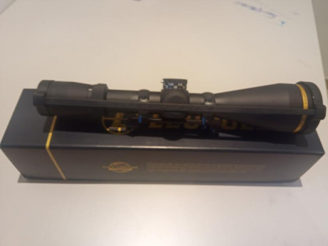 Se vende visor leupold en impoluto estado.
Apenas usado y con garantia de por vida.
Tiene 10 meses y ni 02