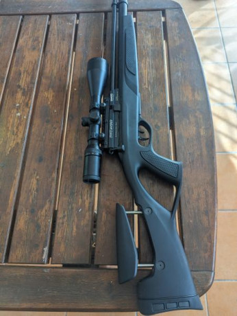 Gamo coyote, calibre 5,5 con visor gamo 3-12x56, la carabina tiene una semana, se compró y se cambia por 00