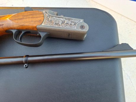 Vendo monotiro Blaser K95 luxus en calibre 270. Está sin usar. Lo vendo con monturas blaser y maletín. 01
