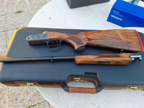 Vendo monotiro Blaser K95 luxus en calibre 270. Está sin usar. Lo vendo con monturas blaser y maletín. 00