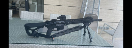 Vendo o cambio rifle ADC 14.5" menos de 200 balas disparadas. Solo rifle y caja, incluye selector 00