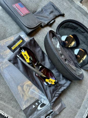 :clint: Gafas de sol Oakley Flak jacket jet Black ( 3 juegos de lentes intercambiables) Black iridium 02