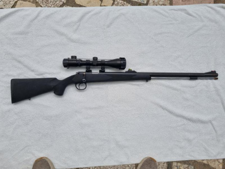 Vendo rifle ARDESA EVOLUTION calibre 50 con visor ROOLLS 3-12X50, funciona perfectamente,  tiene la palanca 02