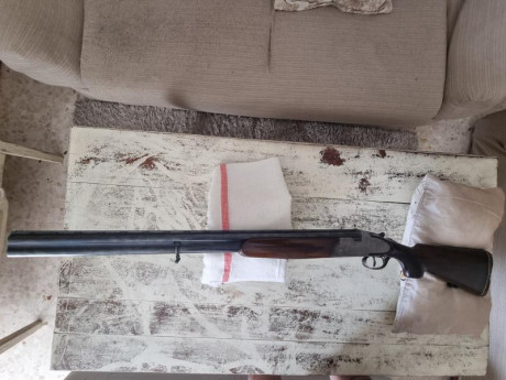 Hola se vende escopeta Superpuesta Asken  muy bien conservada y funcionamiento la escopeta se encuentra 21