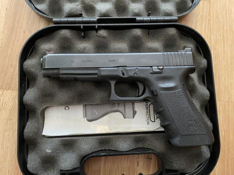 Vendo Glock 34 Gen3


miras warren , alza y guión fibra, 
2 cargadores, uno con extensión ,
muelle doble 10