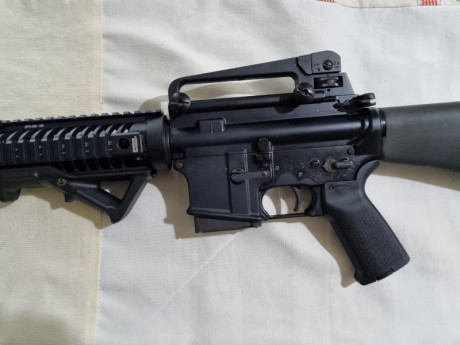 Se vende Sabre defence xr15 calibre 222Rem  con dos cargadores  va perfecto y bien cuidado el arma se 10