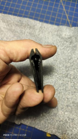 Cachas para empuñadura, realizadas en material plástico 3D negro para el modelo pistola Tanfoglio Limited 32