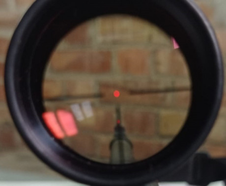 Visor Burris Four X 1-4x24 con punto rojo. Retícula 4Dot. En perfecto estado las anillas no se incluyen.
Precio 10