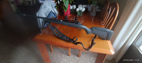 Hola, vendo un Savage 110 ultralite en calibre 308 win con cañon Proof de acero envuelto en fibra de carbono 00