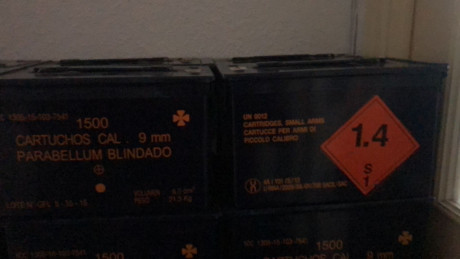Se encuentran en Cádiz 25€ Cajas metálicas herméticas de munición usadas por la policía nacional Medidas: 02