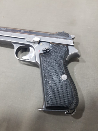 Hola vendo estupenda Sig P210 en cal 9para de 5 pulgadas en perfecto estado por no darle uso por 1500€.
Guiada 22