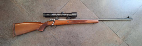 Hola, vendo Santa Barbara calibre 300 Win por no usar. El arma esta en Madrid, esta en buen estado, la 10