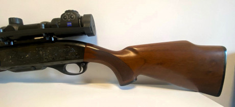 Se vende rifle semiautomático Remington 7400 en cal. 30-06.
PRECIO: 499€
El rifle esta en perfecto estado, 02