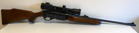 VENDIDO!!!
Se vende rifle semiautomático Remington 7400 en cal. 30-06.
PRECIO: 499€
El rifle esta en perfecto 11