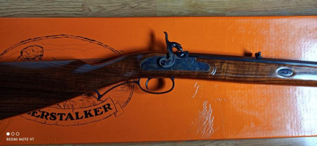 Cambio Lyman Deerstalker cal.54 específico caza con avancarga (madera de nogal preciosa), nuevo en su 01