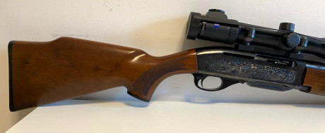 Se vende rifle semiautomático Remington 7400 en cal. 30-06.
PRECIO: 499€
El rifle esta en perfecto estado, 20