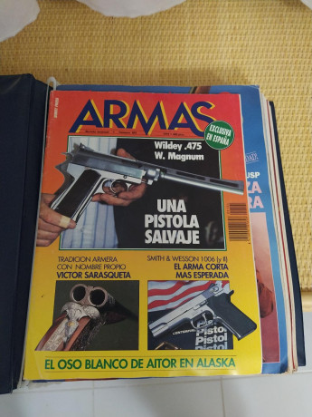 Revista Armas, todo un referente durante años en el tema de las armas largas, cortas , blancas, historia 02