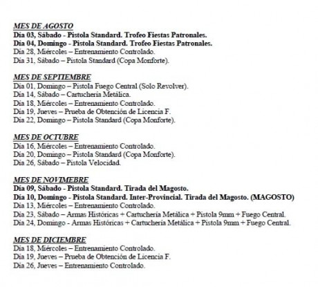 En Lugo, fechas de este año 00
