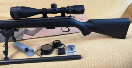 Me he juntado con dos Cz455, voy a vender una de ellas.
Carabina Cz455 del 17HMR con opción calibre adicional 11