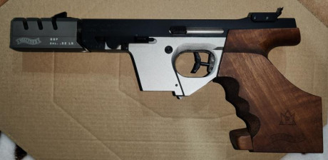 Se vende Walther gsp expert 22lr. Con 2 cargadores, uno de ellos con botón expandido para que quede abierta 00