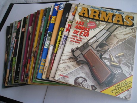 Hola a todos:

Vendo 31 revistas de la colección "ARMAS" del nº 50 al 81, ambos inclusive y 00