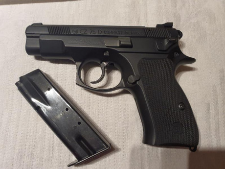 Vendo CZ 75D COMPACT del 9 Pb

Punto de mira y alza están cambiados. Lleva puesto sistema de muelles DPM. 00