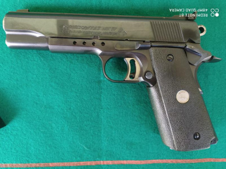   Buenas tardes

Pongo en venta una pistola Colt Gold Cup National Match en calibre 45 ACP. 

La pistola 01