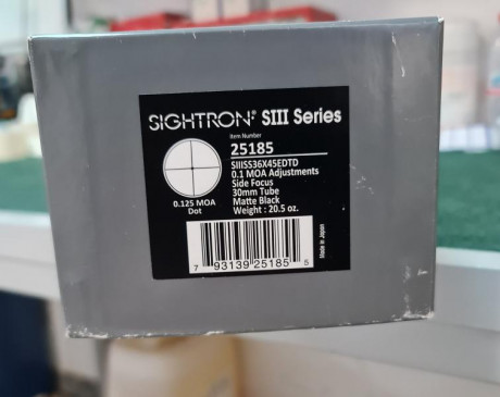 Vendo visor sightron 36x45 760euros tlf.616517028  20240501_094358.jpg  20240501_094424.jpg  20240501_094451.jpg 02