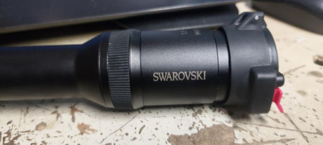 Visor Swarovski Habicht 1,5-6x42 Reticula 4A en primer plano focal, prácticamente nuevo sin uso incluyo 02