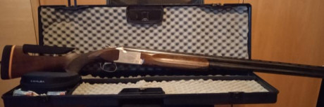 Vendo miroku mk38, 76 de cañón , banda ancha, doble punto de mira, chokes fijos de *_ y * ( 2* y 1*), 50