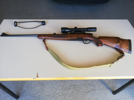Se vende magnifico rifle Steyr Mannlicher  modelo S en calibre 8X68S con visor Zeiss de carril 1,5-6X42 01