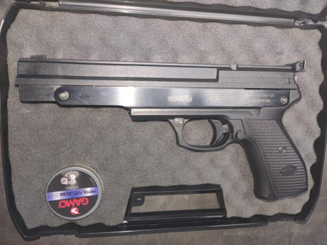 Vendo pistola aire comprimido Gamo PR-45, muy pocos disparos, la usé para practicar la licencia F. Muy 01