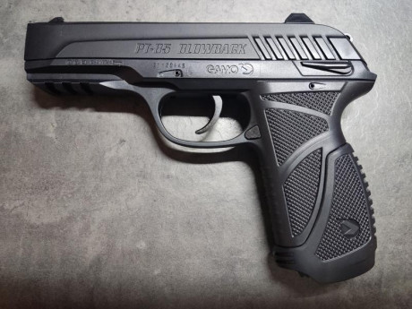 Vendo pistola de CO2 Gamo PT-85 BLOWBACK, prácticamente nueva, apenas 100 disparos.  La compré para practicar 02
