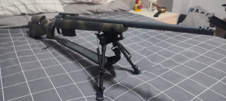 En venta,Bergara B14 Wilderness Terrain,en Calibre 308 con muy poco uso.Esta en Madrid.Incluye correa,funda 00