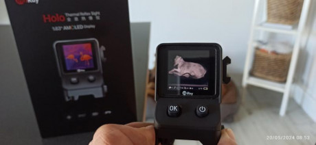 Hola

Se vende Infiray Holo13, con factura del 18 de marzo.
Tiene 2h de uso.
Incluyo pila recargable olight 00