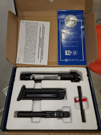 hola buenas vendo un kit conversor de beretta 92 FS calibre 22 en perfecto estado comprado en armeria 02