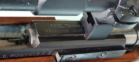 VENDO CARABINA KKW  FRANKONIA CAÑON LARGO, cal 22LR . VISOR BUSHNELL 6-24X50 AOEG, BIPODE Y CORREA.
NO 00