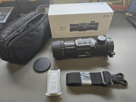 Vendo monocular termico clip-on infiray CH50 V2, estado excelente, usado en algunas esperas, lleva todo 02