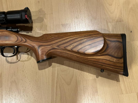 Se vende Remington Mod 700, ,madera laminada, culata montecarlo y cañon bull barrel.
Calibre 308w
Original, 01
