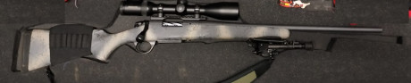 Hola
VENDO BERGARA WILDERNESS HUNTER
6,5 creedmor
tiene dos años, impoluto, solo dos temporadas de corzo
rifle 00
