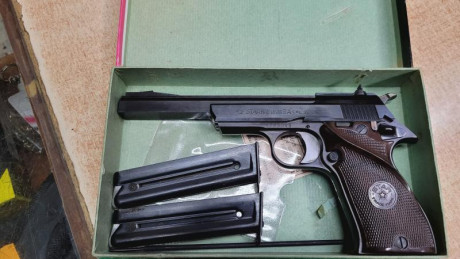 Pongo a la venta pistola Star FR Sport del 22 LR con cañón de 6 pulgadas en perfecto estado, semi nueva, 00