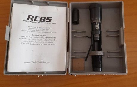 Vendo dies de competición para el calibre .308 win.
- Die Redding tipo S full sizing (recalibra toda la 12