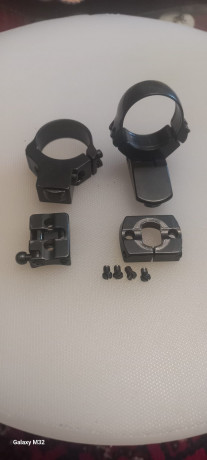 Vendo monturas de Apel en acero,Rifle Santa Barbara.

90 euros gastos envio incluidos..SOLO MONTURAS GIRATORIAS.Las 02